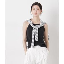 抗菌防臭リブカップ付きアメスリキャミ