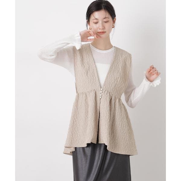 [�}���C]troisieme chaco�^�ʒ� PUFFY JACQUARD �W��/�i�m���j�o�[�X�iNANO universe�j �x�[�W��
