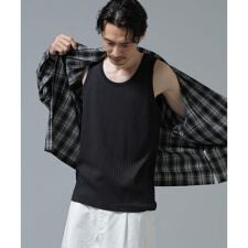 Anti Soaked(R) 汗染み防止 リブタンクトップ