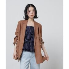 European Flax ダブル6Bジャケット(セットアップ可)