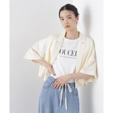 ショート丈ワイドジャケット(セットアップ可)