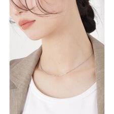 コンビチェーンデザインネックレス長さ38cm