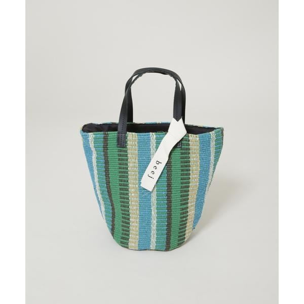 [�}���C]beej�^Woven comb totebag/�i�m���j�o�[�X�iNANO universe�j �O���[��