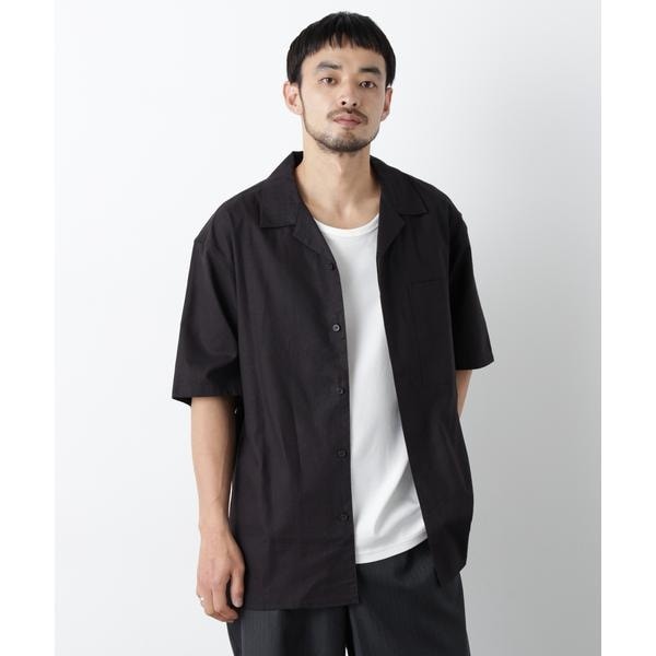FRENCH LINEN｣ フライフロント半袖シャツ | ナノユニバース(NANO