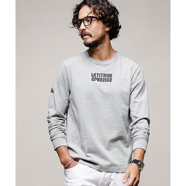 Champion】LIR 別注 LONG SLEEVE TEE | ナノユニバース(NANO universe