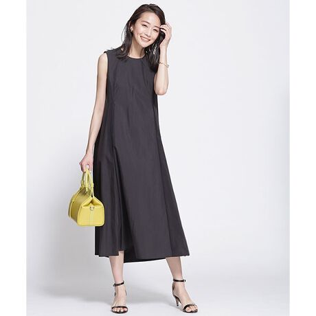 ノースリーブタックフレアワンピース | ナノユニバース(NANO universe  