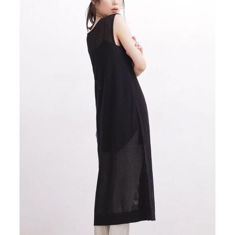 Web限定 キャミインナー付メッシュ編みニットワンピース ナノユニバース Nano Universe ファッション通販 マルイウェブチャネル