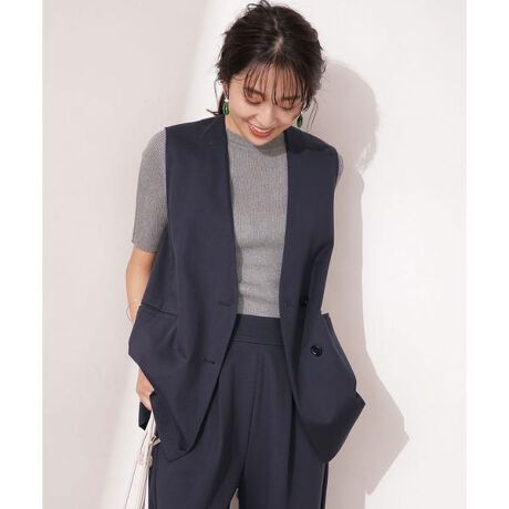 エストネーション リバーシブルベスト⭐︎新品未使用⭐︎ やぼったく
