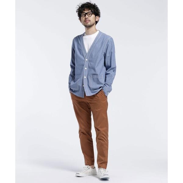 超歓迎された ノーカラーシャツジャケット Shinoyokawa ノーカラージャケット