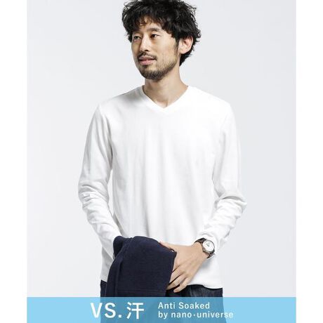 汗染み防止 Anti Soaked ヘビーvネック 長袖 ナノユニバース Nano Universe ファッション通販 マルイウェブチャネル 汗染み防止 Anti Soaked ヘビーvネック 長袖 ナノユニバース Nano Universe ファッション通販 マルイウェブチャネル