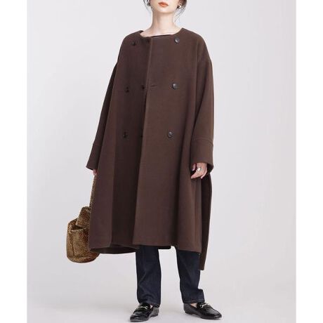 LA TORRE／ベルテッドダブルボタンコート | ナノユニバース(NANO  