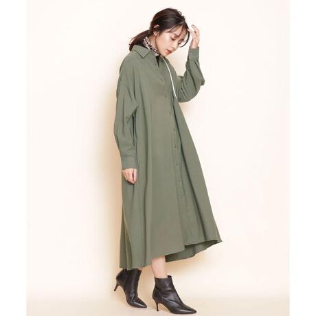 ボリュームシャツワンピース ナノ ユニバース Nano Universe ファッション通販 マルイウェブチャネル To606 244 42 01