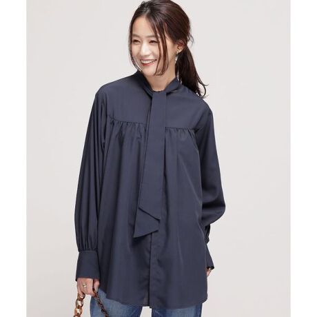 ナノ・ユニバース(nano・universe) 別注 ボウタイ 前後2wayボウタイブラウス | ナノユニバース(NANO universe) | [ナノユニバース] fratelli luigi／別注 ボウタイ