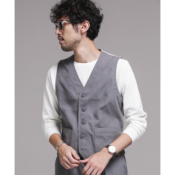 極美品)ナノユニバース FARAH セットアップ スーツ｜スーツ
