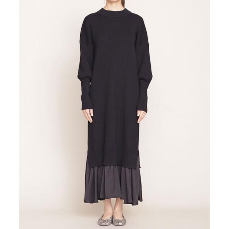 異素材コンビニットマキシワンピース ナノ ユニバース Nano Universe ファッション通販 マルイウェブチャネル To607 221 84 01