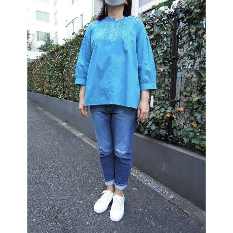 ベトナムハンド刺繍コットンブラウス アル ディ ラ Al Di La ファッション通販 マルイウェブチャネル Ca000 998 33 01