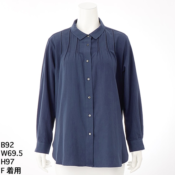 ピンタックデザインシャツ | アル・ディ・ラ(AL DI LA) | マルイウェブ