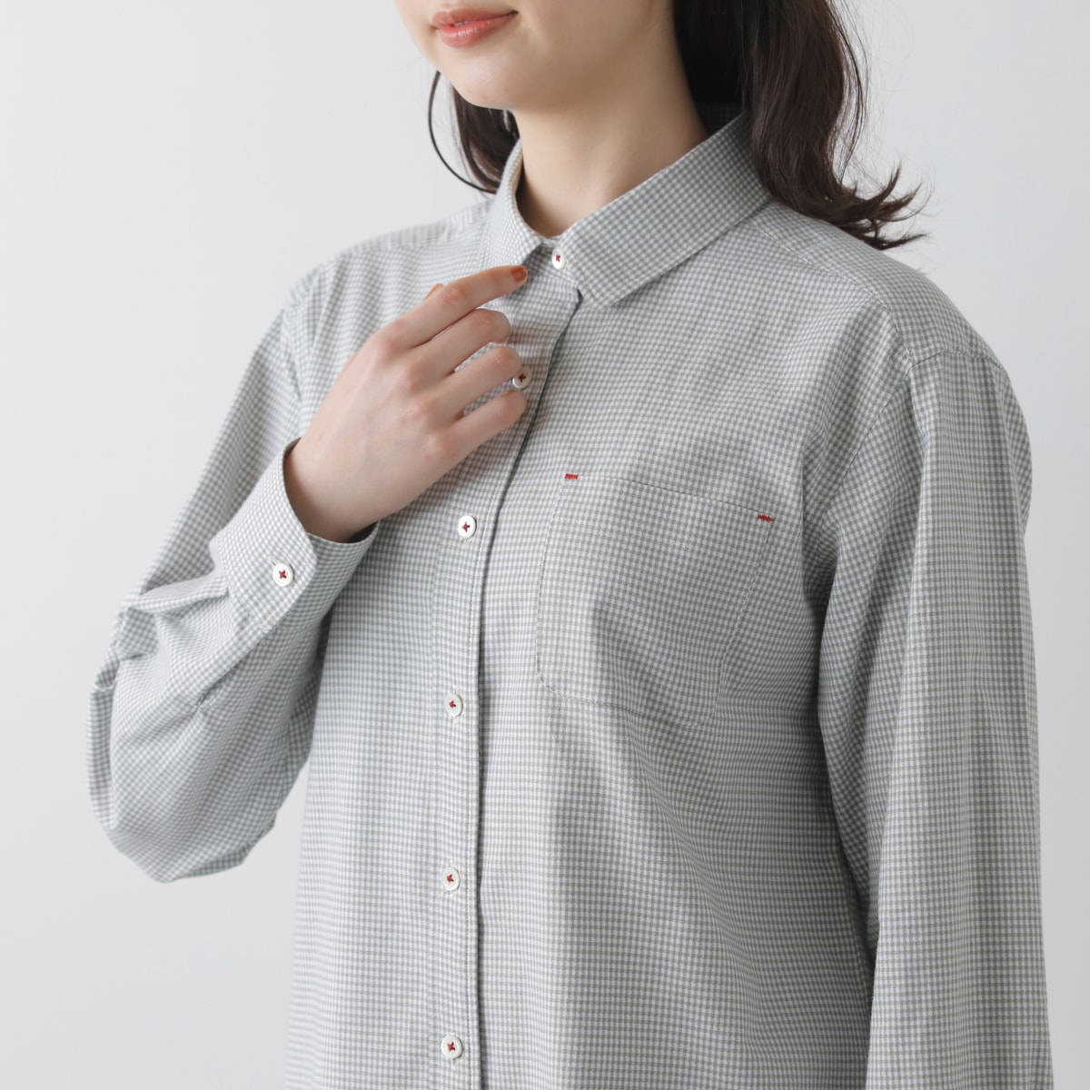 起毛綿チェックシャツ | アル・ディ・ラ(AL DI LA) | マルイウェブチャネル