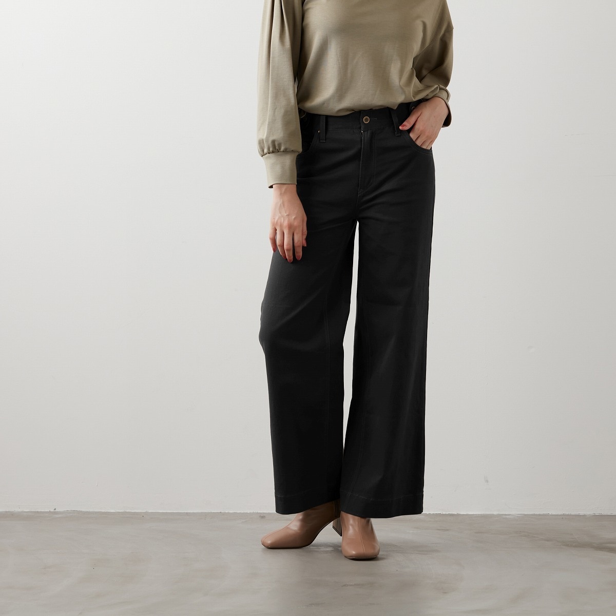 ストレッチコットンワークパンツ | アル・ディ・ラ(AL DI LA) | マルイ