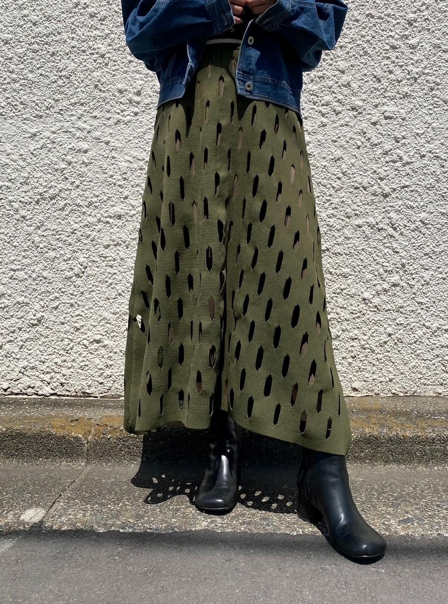 ミリタリーポケット付きスカート | アル・ディ・ラ(AL DI LA) | マルイ