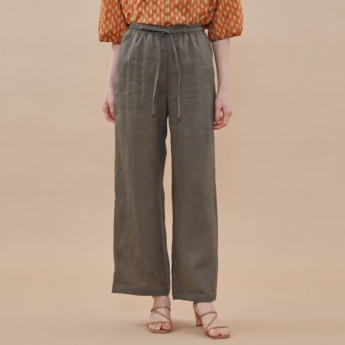 アル・ディ・ラ（AL DI LA）/リネンワイドパンツ リネンワイドパンツ | アル・ディ・ラ(AL DI LA) | マルイウェブチャネル