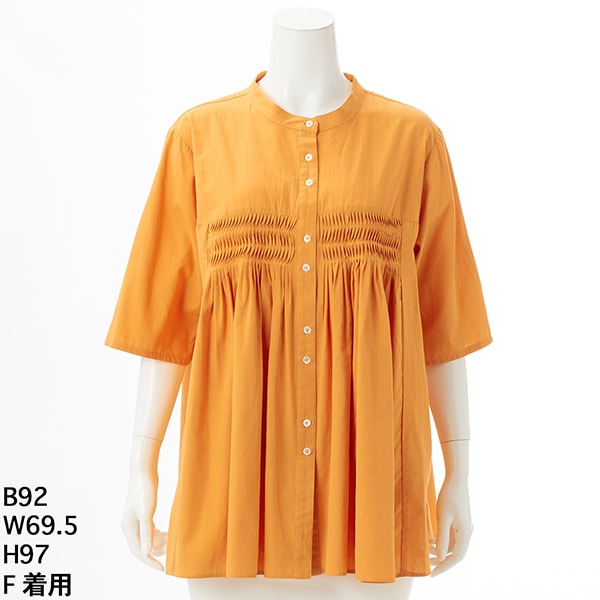 アル・ディ・ラ（AL DI LA）/[ 洗える ] デザインピンタックブラウス 洗える ] デザインピンタックブラウス | アル・ディ・ラ(AL DI LA