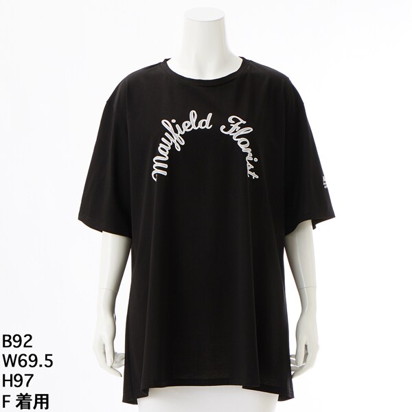 アルディラ AL・DI・LA [ 洗える ]  mayfield florist ロゴT （30-ピンク） 洗える ] “mayfield florist”ロゴT | アル・ディ・ラ(AL DI LA