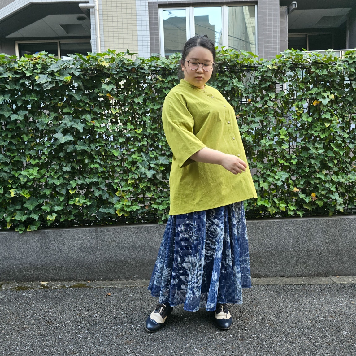 アル・ディ・ラ（AL DI LA）/［洗える］織姫炊き［天然染め］ドルマンブラウス 洗える］織姫炊き［天然染め］ドルマンブラウス | アル・ディ・ラ(AL