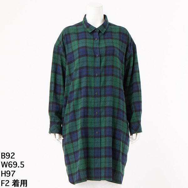 ピンタックスタンド衿ロングブラウス | アル・ディ・ラ(AL DI LA