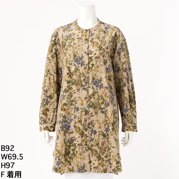 フラワー柄チュニック | アル・ディ・ラ(AL DI LA) | マルイウェブチャネル