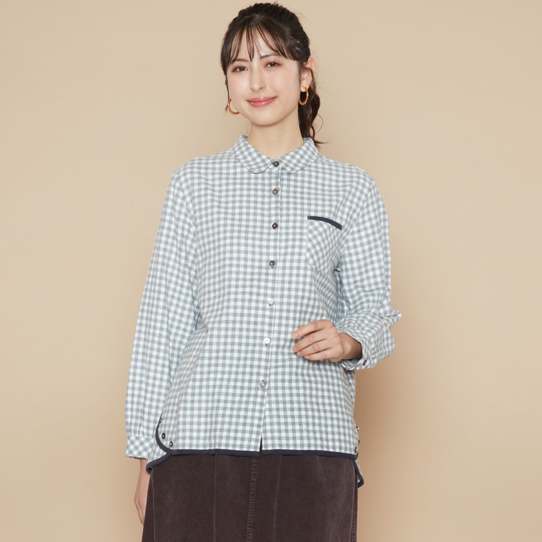 洗える】ネルチェック柄ブラウス | アル・ディ・ラ(AL DI LA) | マルイ