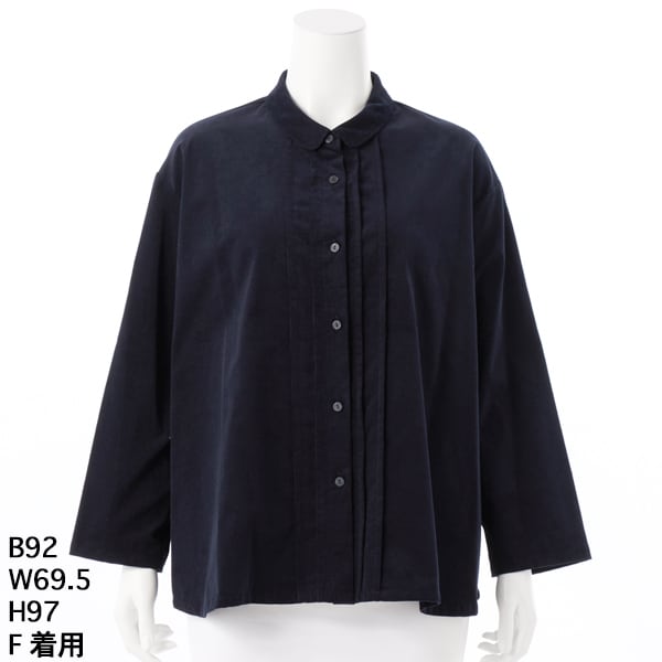 洗える】ハート刺繍コーデュロイブラウス | アル・ディ・ラ(AL DI LA