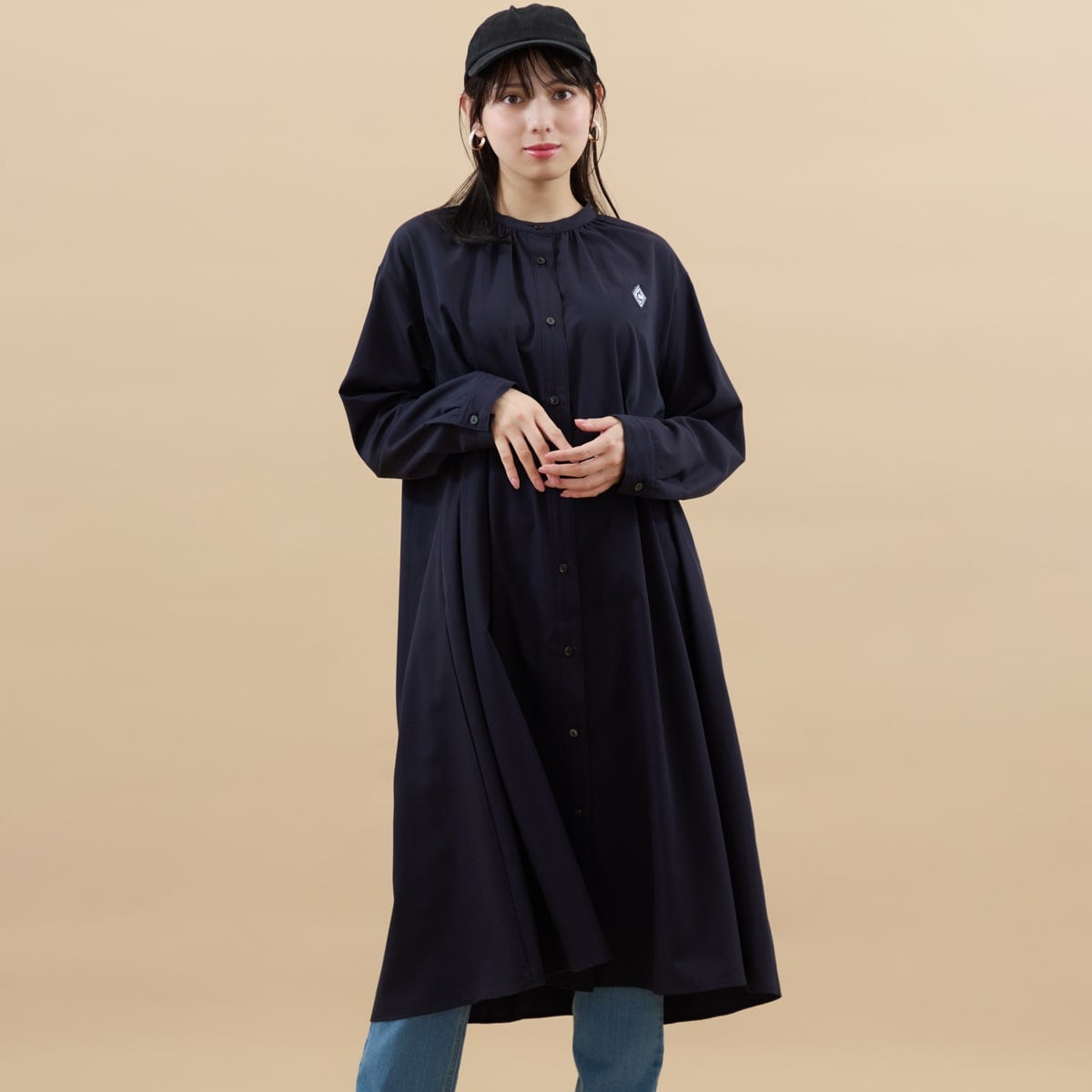 【洗える】TWマットクロス シャツワンピース 23区｜【洗える】TWマットクロス シャツワンピース | Rakuten Fashion