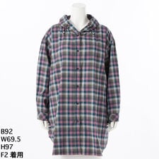 【洗える】フード付きビエラチャックブラウス