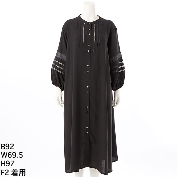 洗える】シャドーリーフプリント ワンピース | 23区(23KU) | マルイ