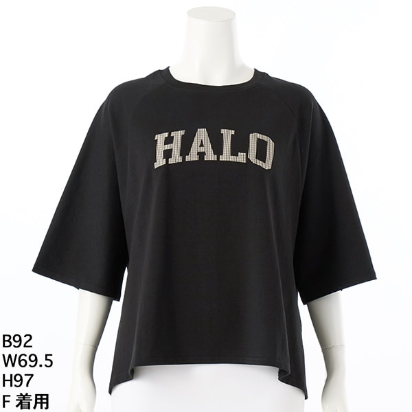 アル・ディ・ラ（AL DI LA）/【洗える】チェック柄ロゴラグランTシャツ 洗える】チェック柄ロゴラグランTシャツ | アル・ディ・ラ(AL DI LA