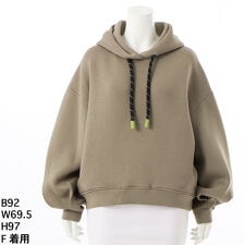 スポンジバックロゴパーカー