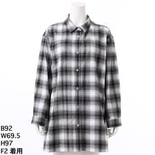 アル・ディ・ラ(AL DI LA)のチェック柄ツイル起毛シャツ