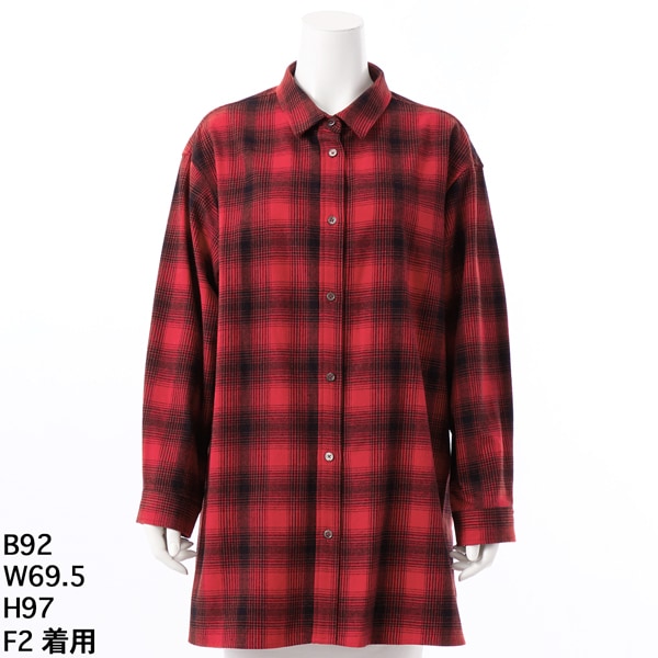 洗える・起毛 】チェック柄ツイルシャツ | アル・ディ・ラ(AL DI LA