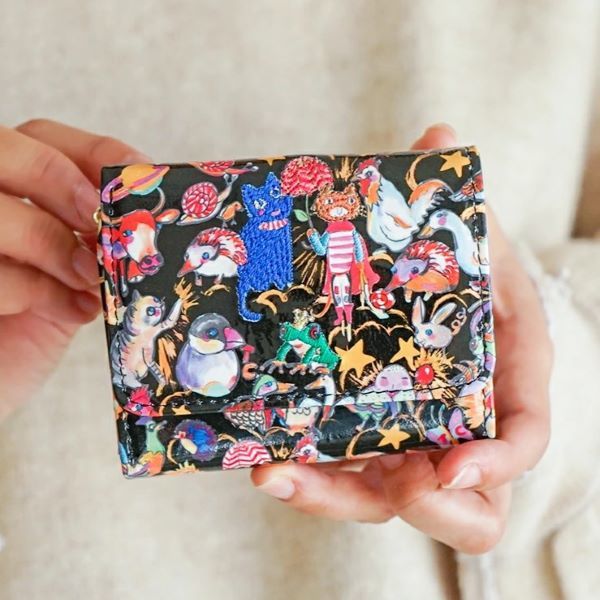 森のどうぶつたち 三つ折り財布 ミニ財布 | ツモリチサト キャリー(tsumori chisato CARRY) | マルイウェブチャネル