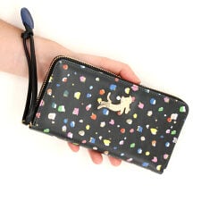 ツモリチサト キャリー(tsumori chisato CARRY)の【tsumori chisato CARRY】 てんてん ラウンドファスナー長財布