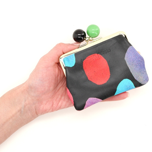 tsumori chisato CARRY】 カラフルズームドット がま口 小銭入れ