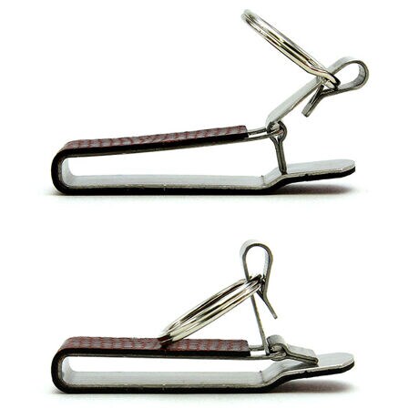 ピンセットキーホルダー リザードエンボス ネイビー キーホルダー クリップ式 アジリティー アッファ Agility Affa 0866 ファッション通販 マルイウェブチャネル