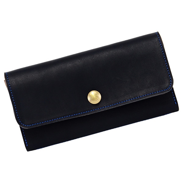 アジリティー アッファ/ポルティエ/ネイビー(エルバマット)【ギャルソン 長財布】 ポルティエ/ネイビー(エルバマット)【ギャルソン 長財布