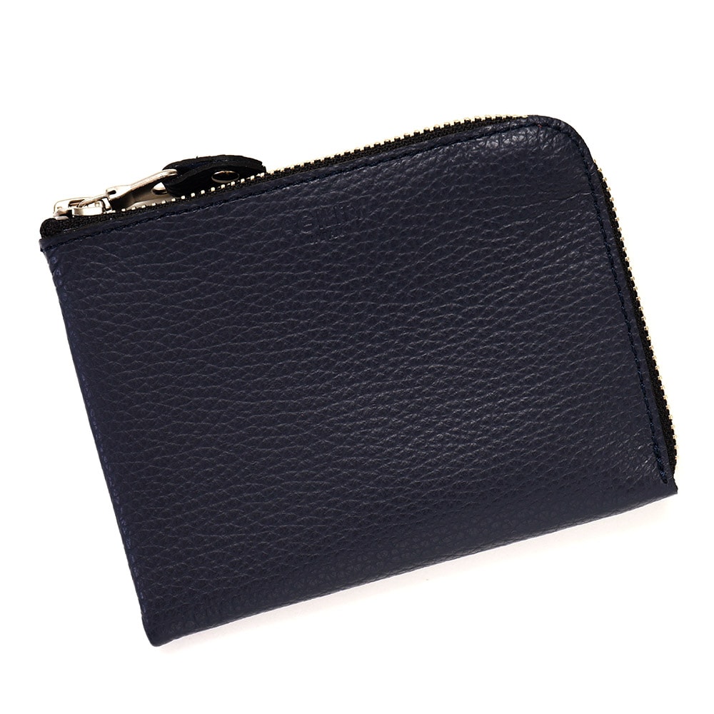 アジリティー アッファ/アリニエショート/イタリアンシュリンク(ネイビー)【薄型スリム短財布 スリット構造】AGILITY アリニエショート/イタリアンシュリンク(ネイビー)【薄型スリム短財布