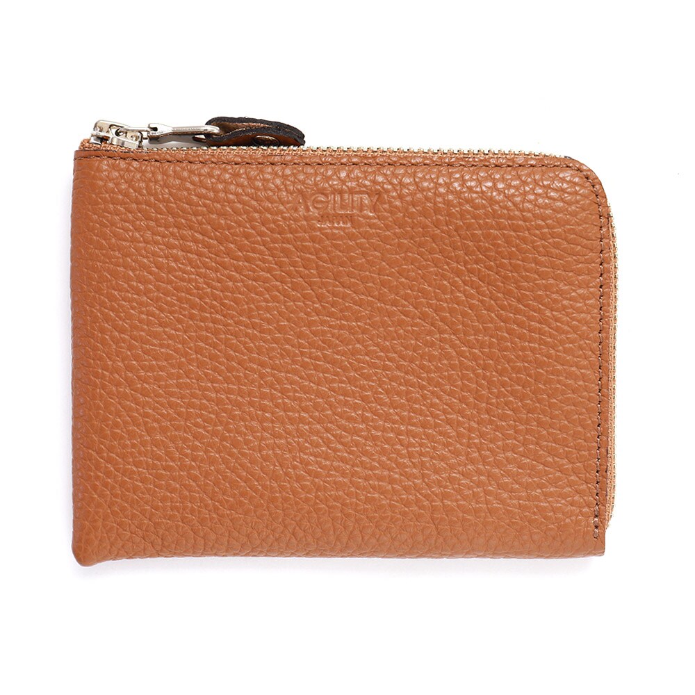 アリニエショート/イタリアンシュリンク(ボルドー)【薄型スリム短財布