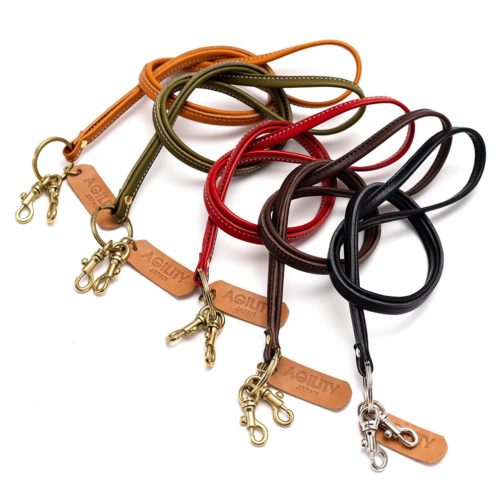 8mmネックストラップ/栃木レザー(ジーンズ)【ネックストラップ