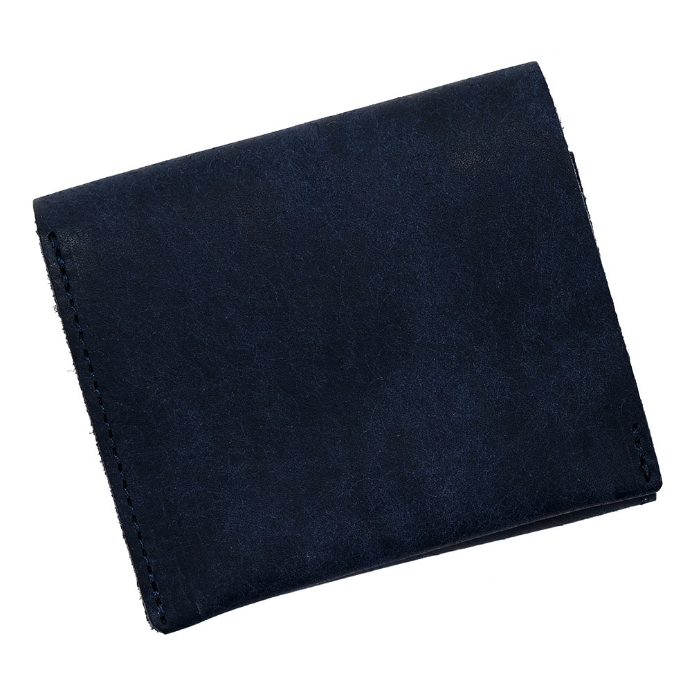 ラヴァン/バッファローレザー(ネイビー)【二つ折り財布 メンズ