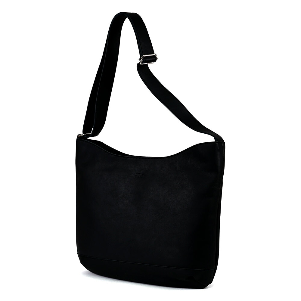 薄型ショルダーバッグ タブレットケースにもなる レザークラッチバッグ