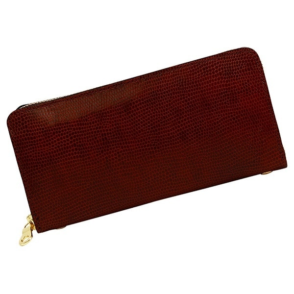 グロット/プエブロ(チョコ)【長財布 ラウンドファスナー